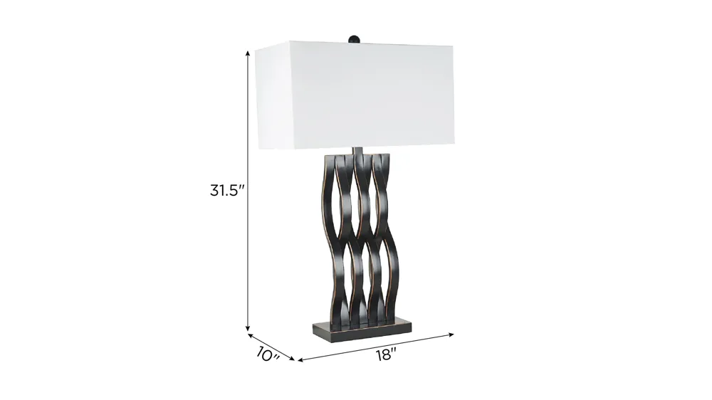 Iron Table Lamp Dimensions