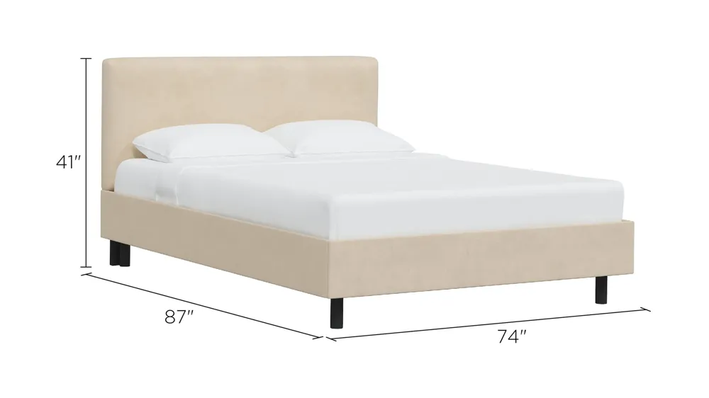 Valerie Platform Bed Dimensions