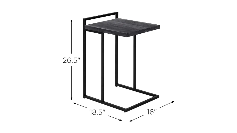 Bain End Table Dimensions