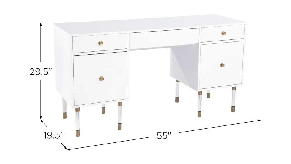 Darragh Desk Dimensions