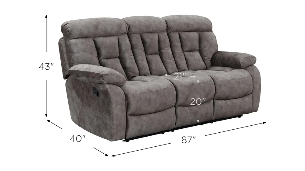 Bogata Recliner Sofa Dimensions