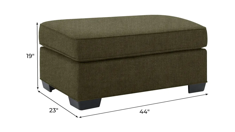 Wellsley Chair and a Half Ottoman Dimensions