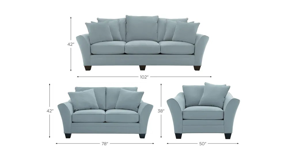 Briarwood Living Room Set Dimensions