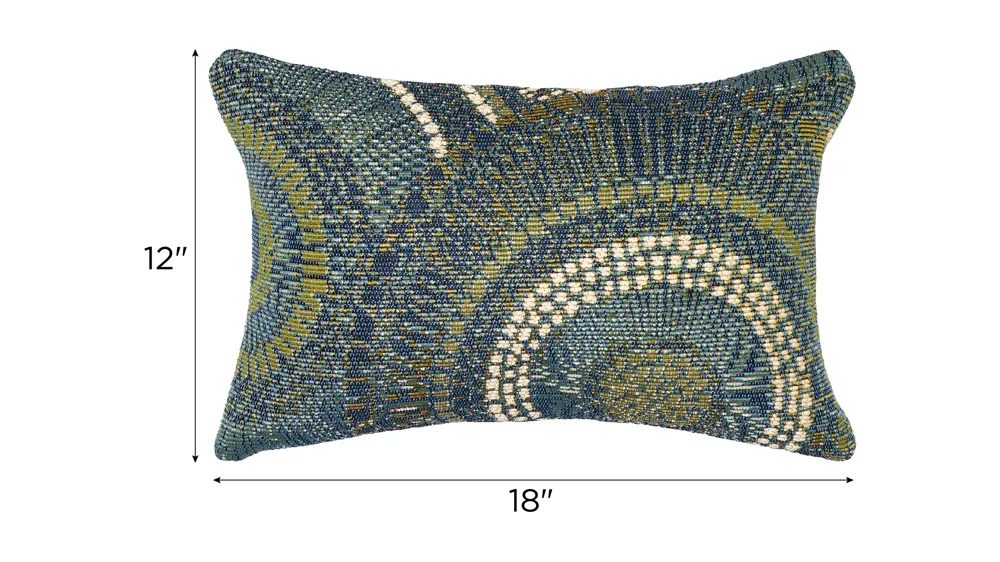 Marina Circles Indoor/Outdoor Pillow Dimensions