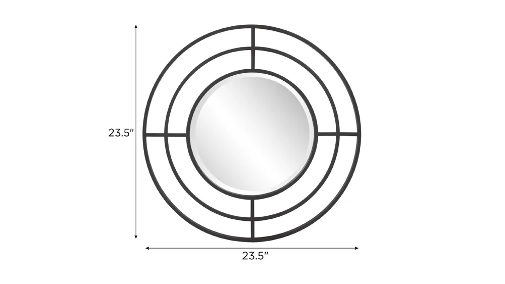 Bullseye Mirror Dimensions