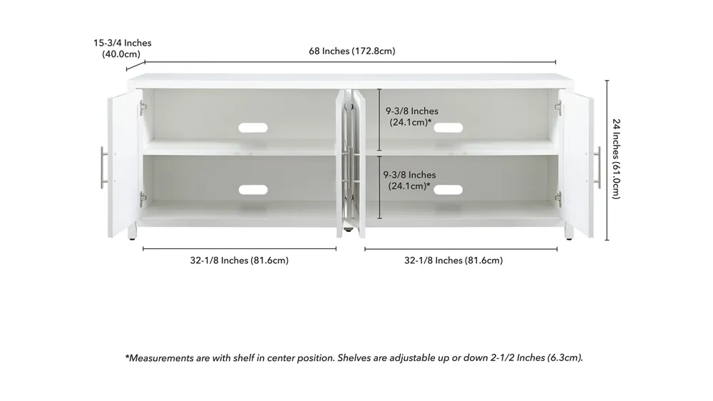 Strahm TV Stand Dimensions
