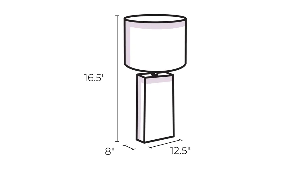 Elmore Desk Lamp Dimensions