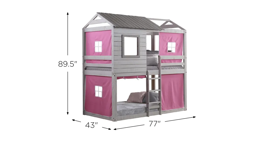 Deer Blind Bunk Bed with Tent Kit Dimensions