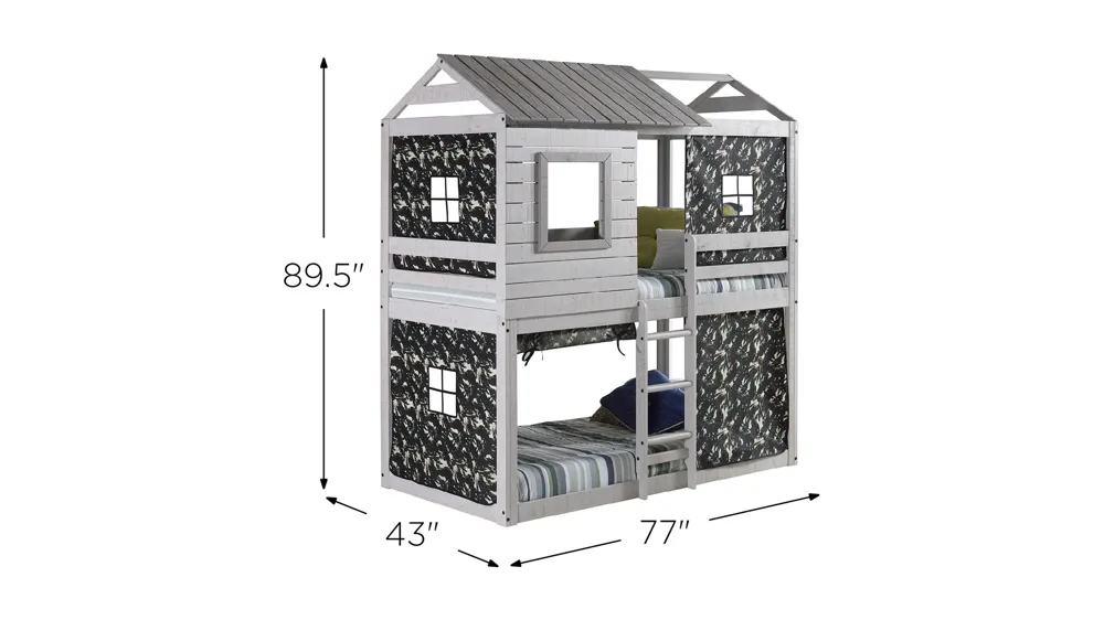 Deer Blind Bunk Bed with Tent Kit Dimensions