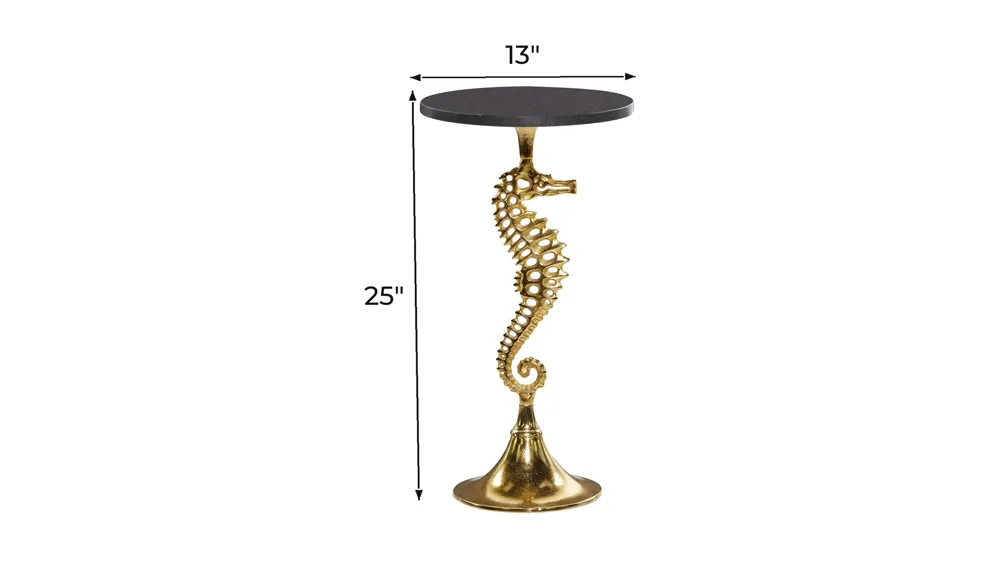 Ivy Collection Seahorse Accent Table Dimensions