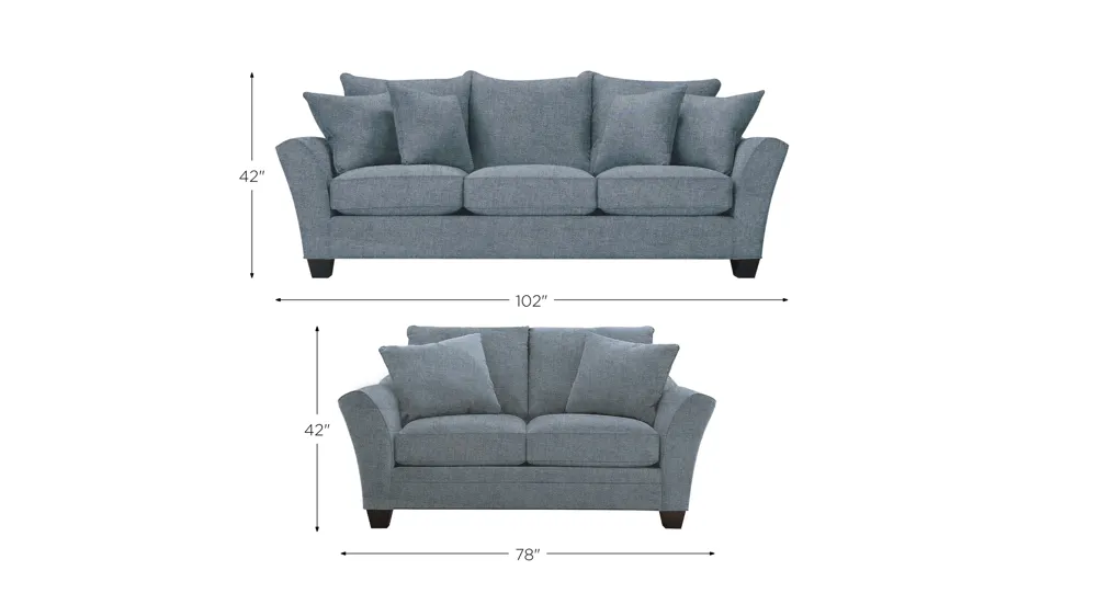 Briarwood Living Room Set Dimensions