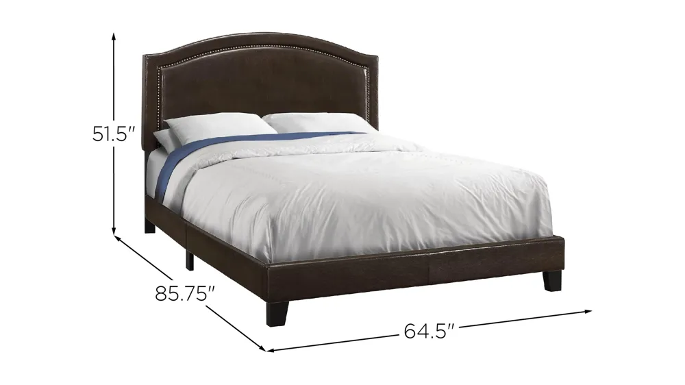 Monarch Specialties Queen Bed Dimensions
