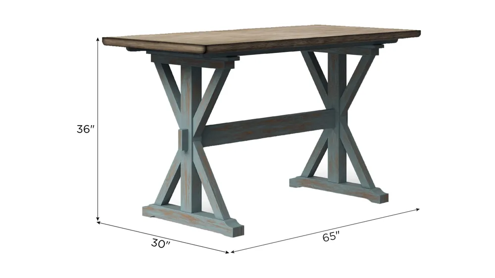 Summerville II Counter Dining Table Dimensions