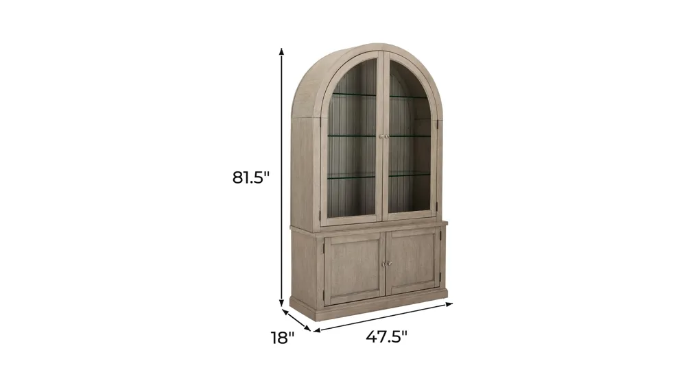Seraphina Arched Cabinet Dimensions