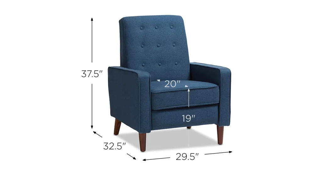Mathias Lounge Chair Dimensions