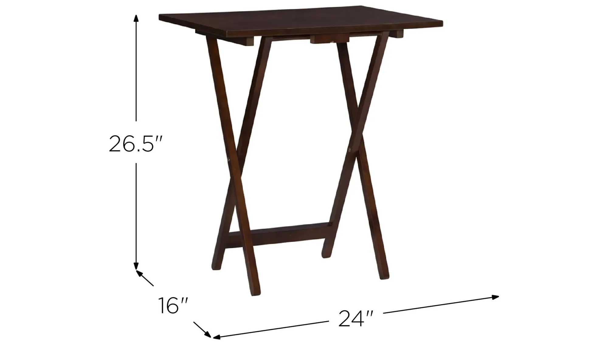 Tannan Tray Table Set