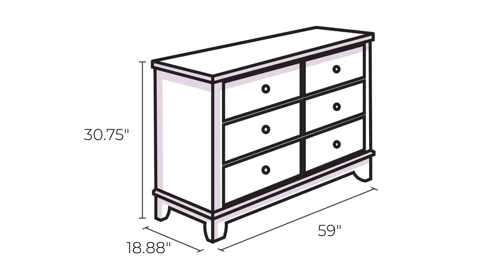 Oliah Dresser Dimensions