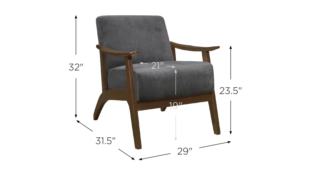 Lewiston Accent Chair Dimensions