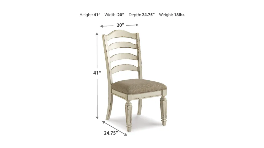 Delphine Dining Chair Dimensions