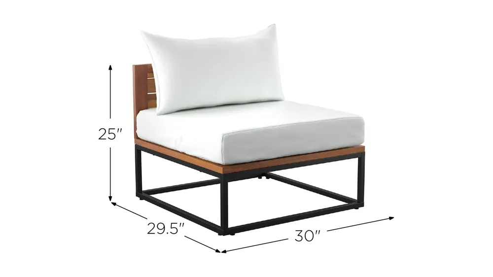 Davis Outdoor Chair Dimensions