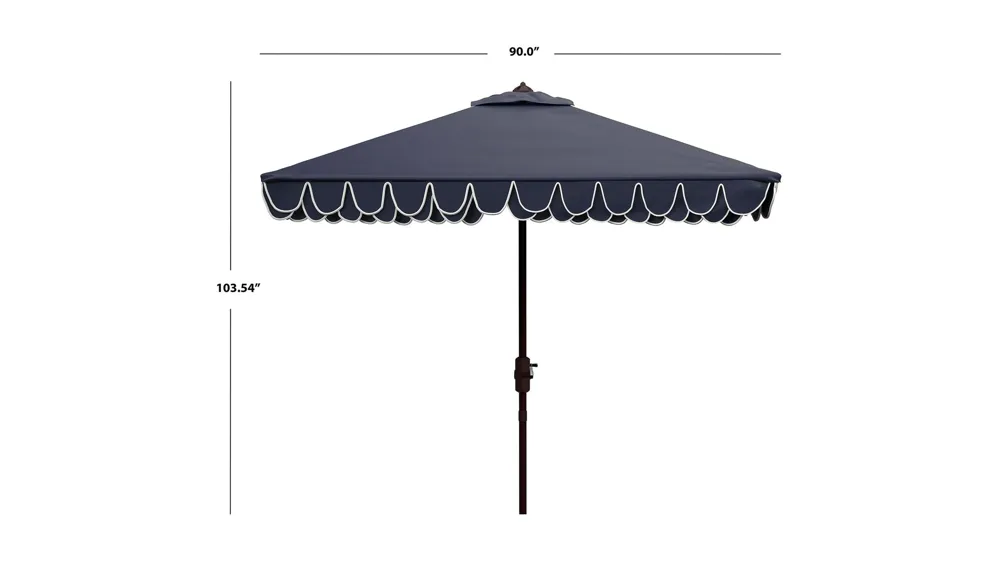 Chandler Outdoor Square Umbrella Dimensions