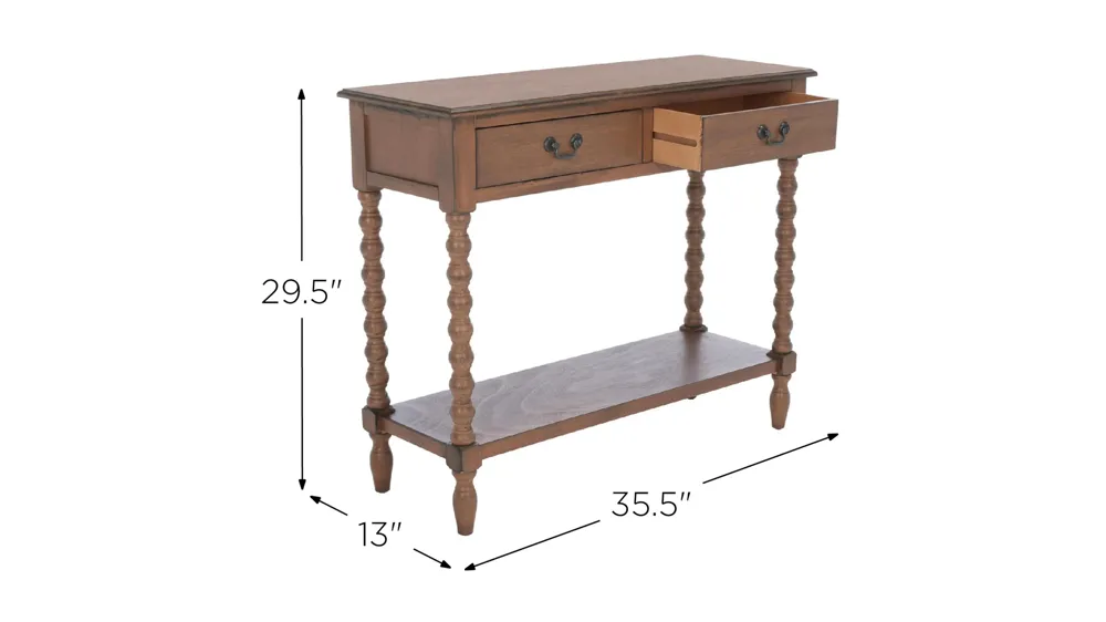 Corbyn 2 Drawer Console Table Dimensions