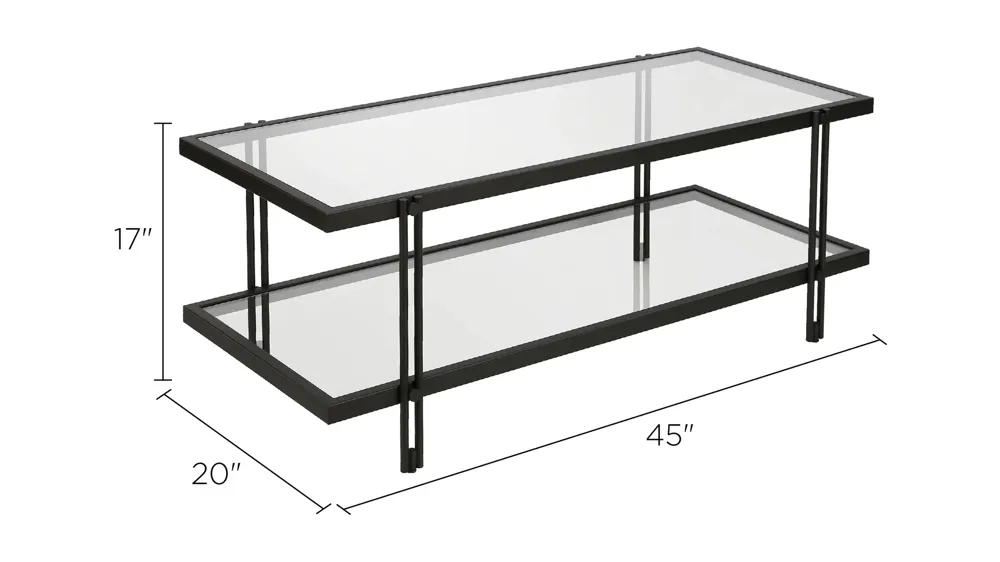 Inez Rectangular Coffee Table Dimensions