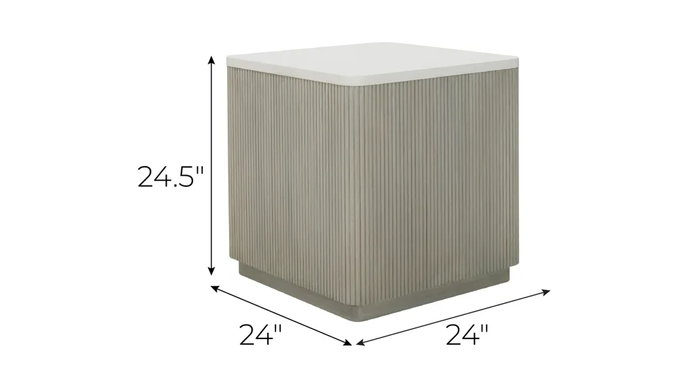 Finnegan End Table Dimensions