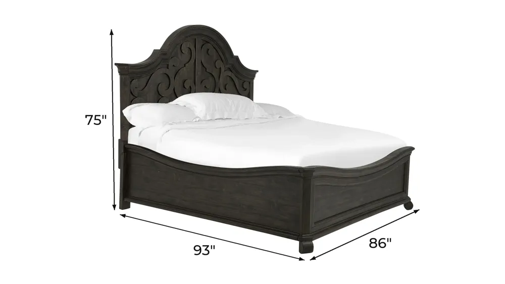 Bellamy Arched Panel Bed Dimensions