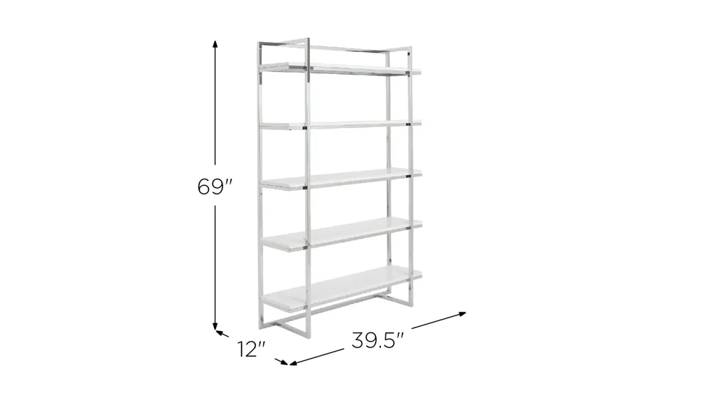 Gilbert 5-Shelf Unit Dimensions