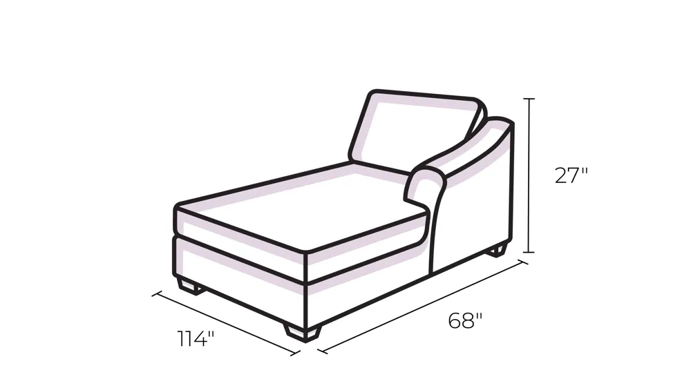 Beau Sofa Chaise Dimensions