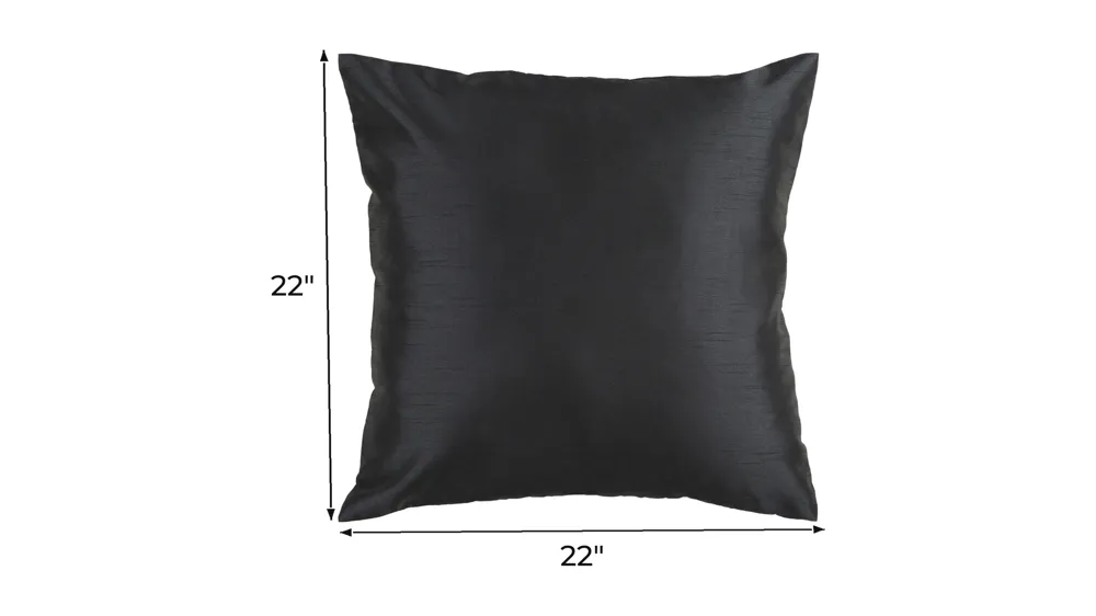 Solid Luxe 22" Down Throw Pillow Dimensions