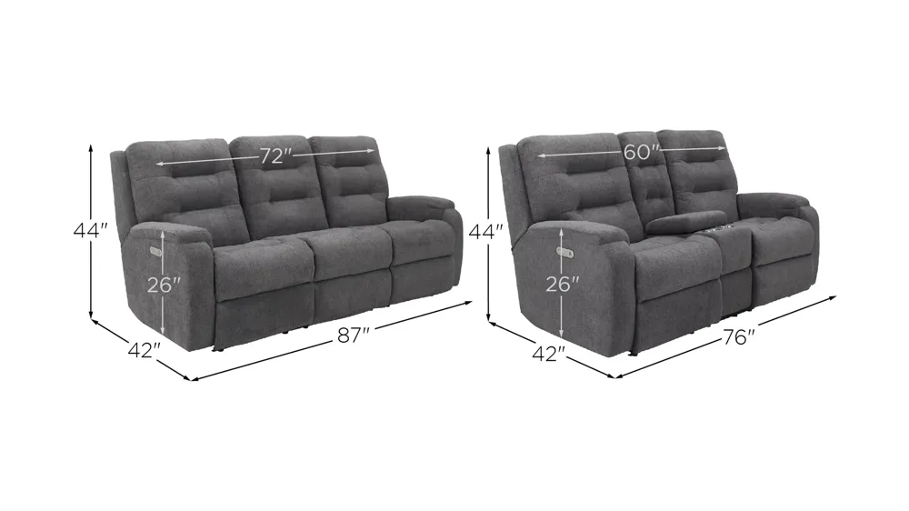 Halenbeck Living Room Set Dimensions
