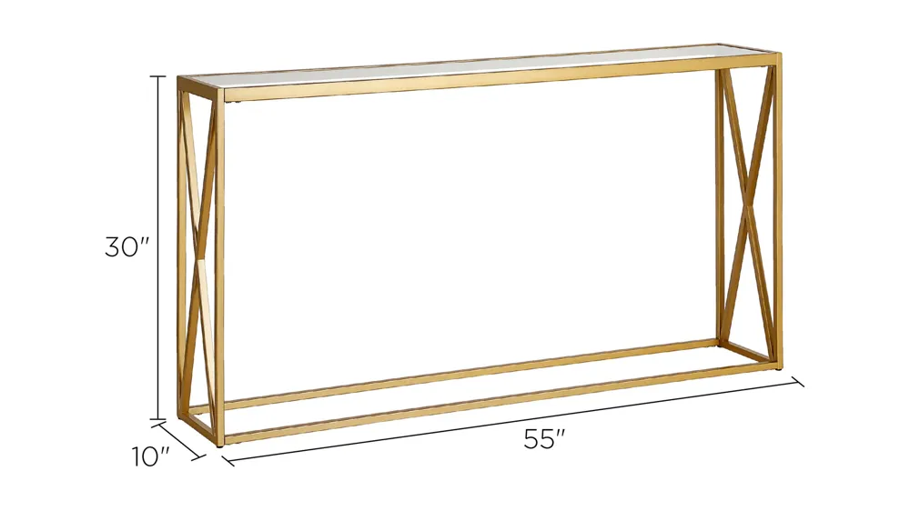 Rossi Rectangular Accent Table Dimensions