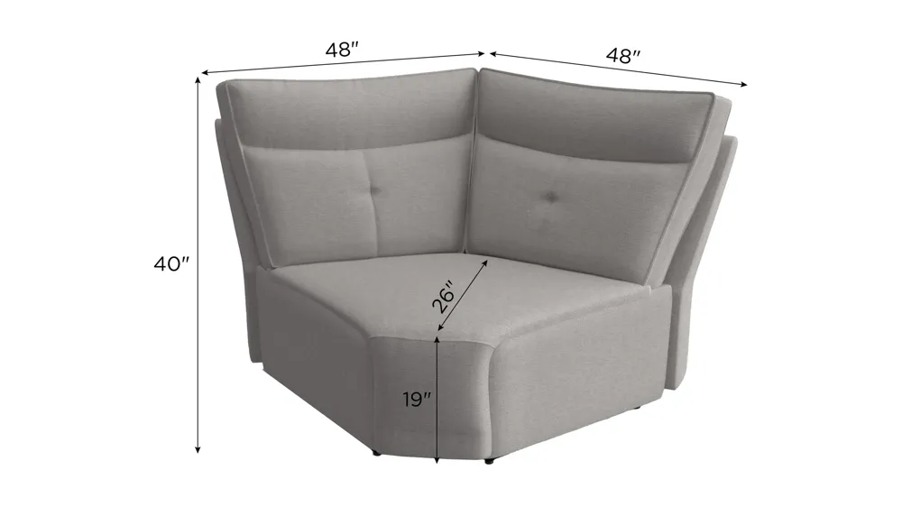 Graceland Corner Dimensions