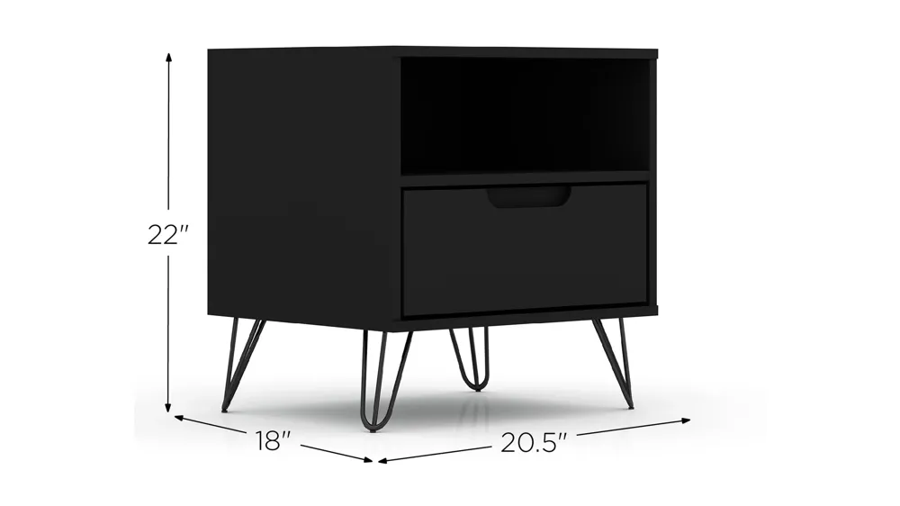 Rockefeller 1 Drawer Nightstand Dimensions