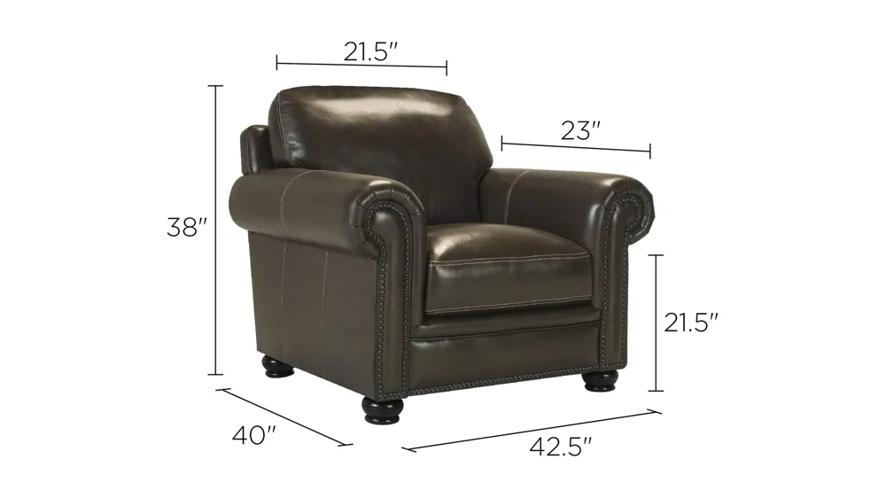 Denley Leather Chair Dimensions