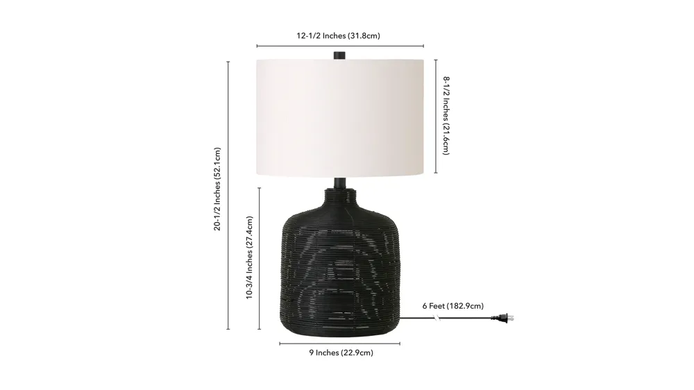 Rebecca Table Lamp Dimensions