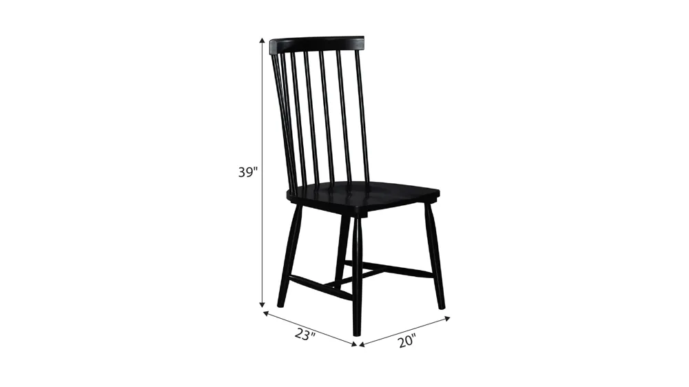 Capeside Cottage Side Chair  - Set of 2 Dimensions