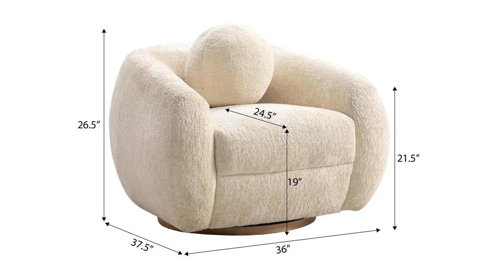 Tribeca Accent Chair Dimensions