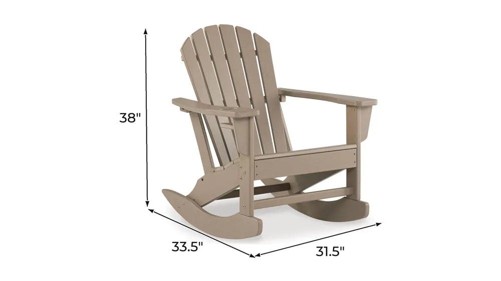 Sundown Treasure Outdoor Rocking Chair Dimensions