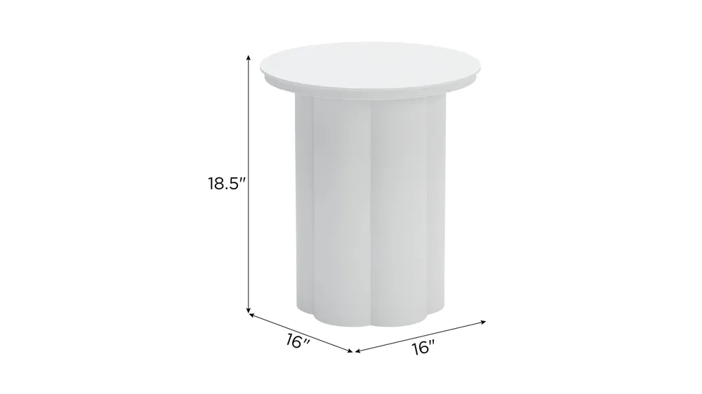 Kogur Outdoor Side Table Dimensions