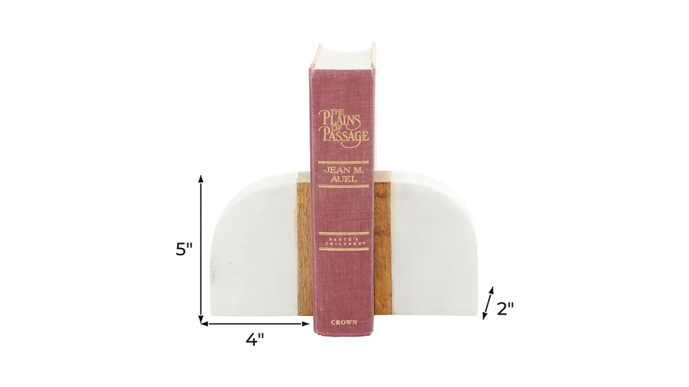 Ivy Collection Bookends Set Dimensions