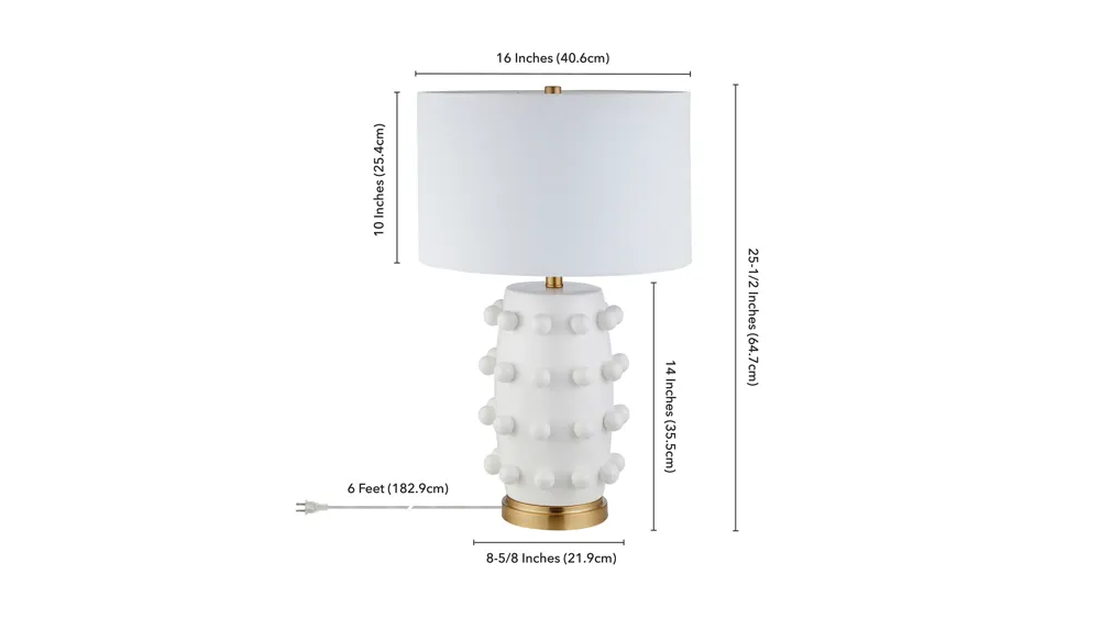 Farrington Table Lamp Dimensions