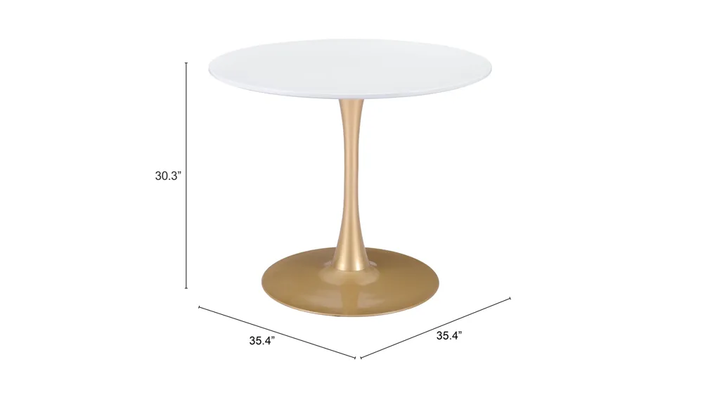 Opus Dining Table Dimensions