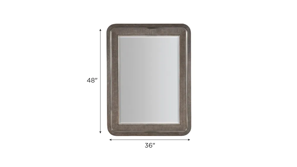 Modern Mood Raffia Mirror Dimensions