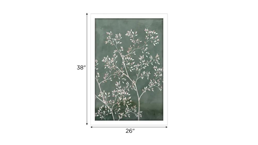Sonny Delicate Tree II Wall Art Dimensions