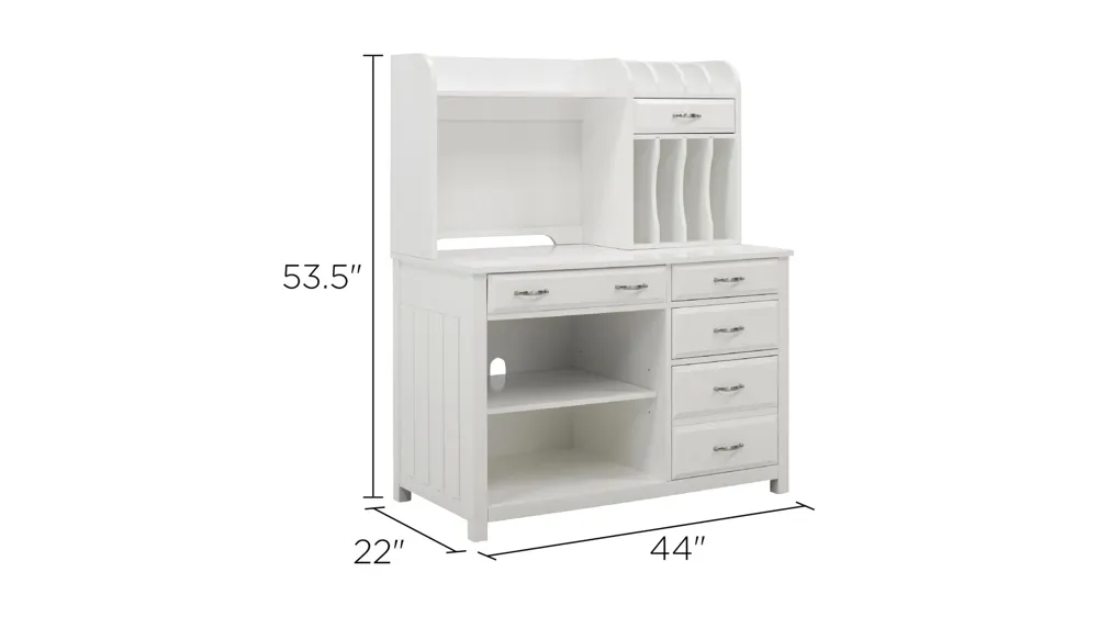 Linbrooke 2-pc. Credenza And Hutch Dimensions