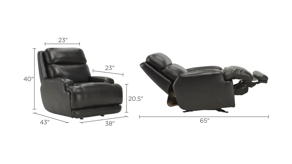 Tompkins Power Glider Recliner | Raymour & Flanigan