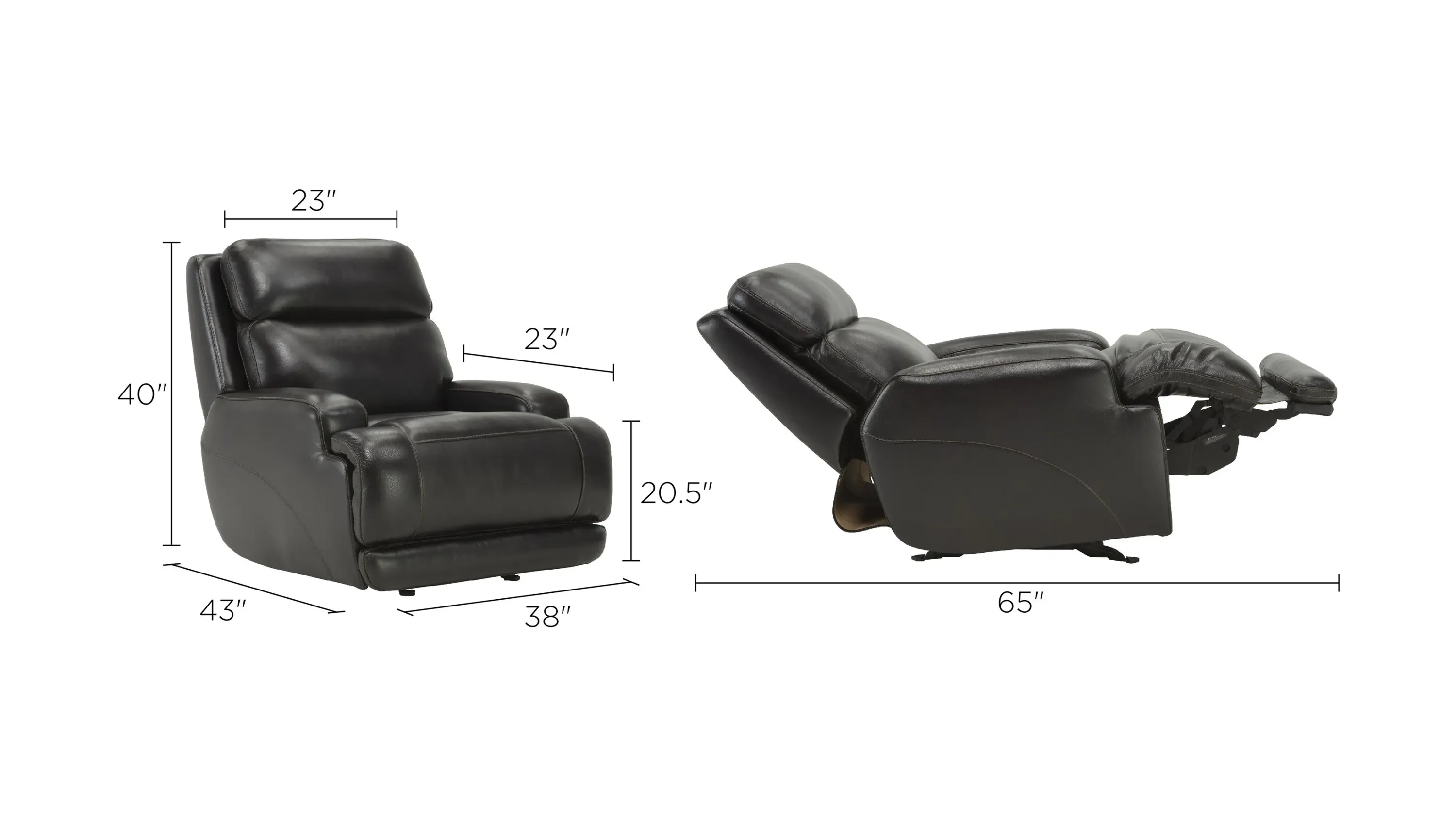 Tompkins Power Glider Recliner | Raymour & Flanigan